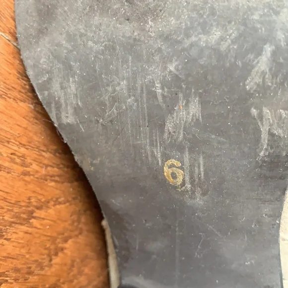 Diba Skyler Split Bootie Slip On Style Leather Suede Taupe & Dark Brown Size 6 - Picture 12 of 12